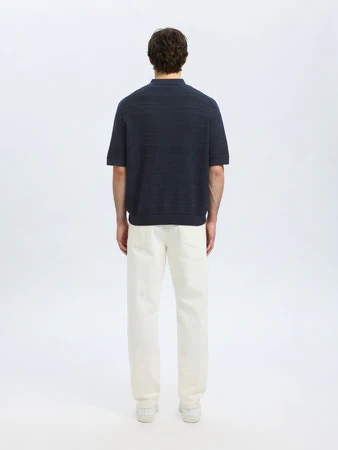 Foam SS Knit Relaxed Structure Polo – Image 7