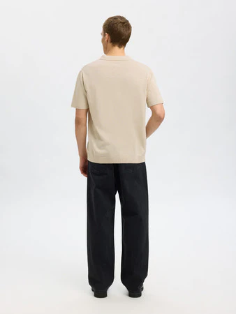 Mattis SS Knit Sun Open Polo – Image 3