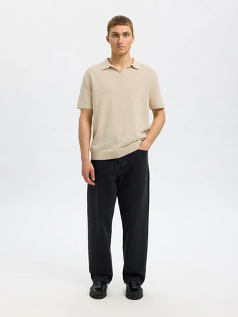 Mattis SS Knit Sun Open Polo – Image 4