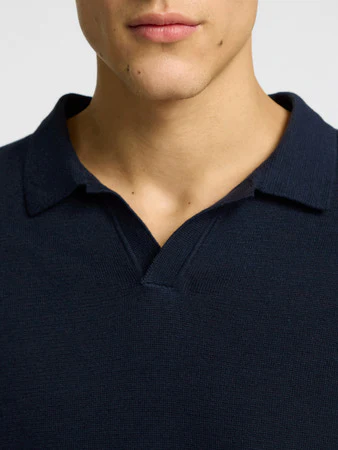 Mattis SS Knit Sun Open Polo – Image 6