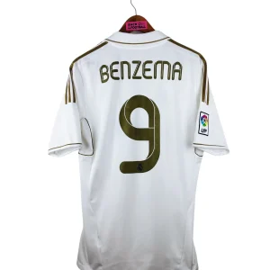 2011 / 2012 – maillot domicile Real Madrid – Benzema #9 (M)