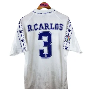 1996 / 1997 – maillot domicile Real Madrid – R. Carlos #3 (M/L)