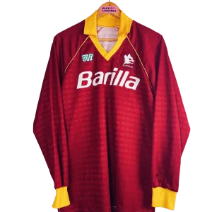 1990 / 1991 – maillot domicile AS Roma (L)