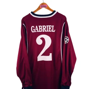 1999 / 2000 – maillot domicile Sparta Prague – Gabriel #2 (XL) *match worn*