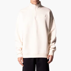 Sweat unisexe patch poitrine — Crème