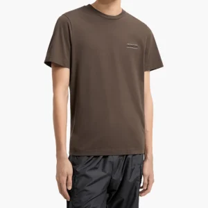 T-shirt à logo “N” — Marron