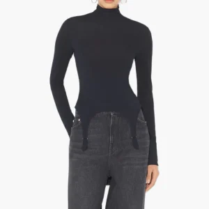 Top Jean Paul Gaultier The Garter Noir