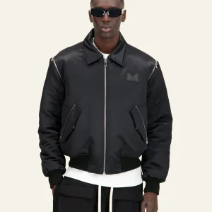 BOMBER ZIPPÉ NOIR