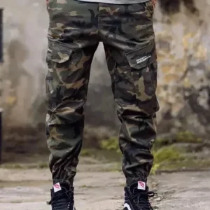 Pantalon cargo militaire homme