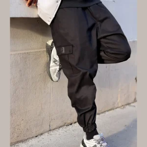 Pantalon cargo oversize noir - tōoba cargo pants