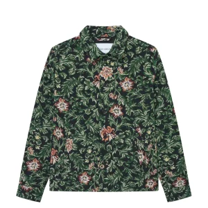 Jaiden Flower Jacquard Overshirt